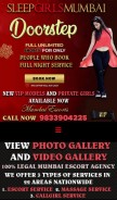 How sleepgirlsmumbai.com looks like on a mobile device such as an iPhone.