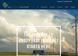 How slic.com looks like on a tablet such as an iPad.