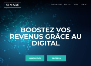 How slmads.com looks like on a tablet such as an iPad.