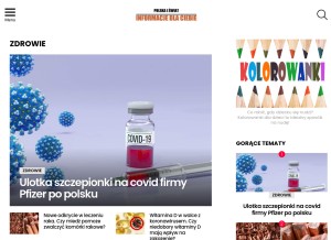 How slownik-synonimow.eu looks like on a tablet such as an iPad.