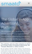 How smaato.com looks like on a mobile device such as an iPhone.