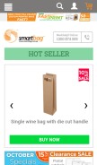 How smartbag.com.au looks like on a mobile device such as an iPhone.