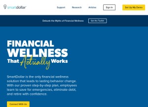 How smartdollar.com looks like on a tablet such as an iPad.