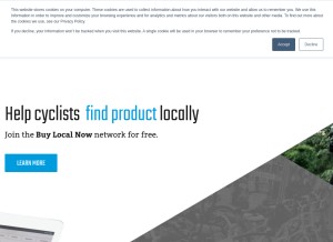 How smartetailing.net looks like on a tablet such as an iPad.