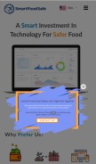 How smartfoodsafe.com looks like on a mobile device such as an iPhone.
