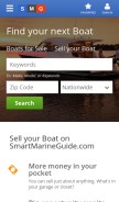 How smartmarineguide.com looks like on a mobile device such as an iPhone.