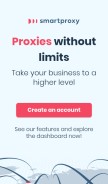 How smartproxy.com looks like on a mobile device such as an iPhone.