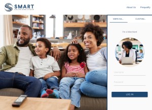 How smartsalesandlease.com looks like on a tablet such as an iPad.