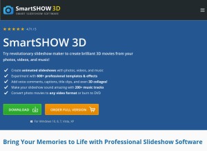 How smartshow-software.com looks like on a tablet such as an iPad.
