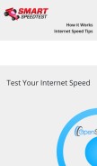 How smartspeedtest.com looks like on a mobile device such as an iPhone.