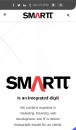 How smartt.com looks like on a mobile device such as an iPhone.