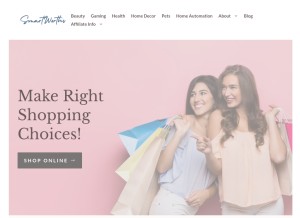 How smartworths.com looks like on a tablet such as an iPad.