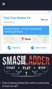 How smashladder.com looks like on a mobile device such as an iPhone.