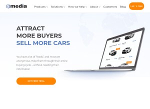 How smedia.ca looks like on a tablet such as an iPad.