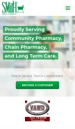 How smithdrug.com looks like on a mobile device such as an iPhone.