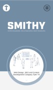 How smithyworks.com looks like on a mobile device such as an iPhone.