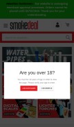 How smokedeal.com looks like on a mobile device such as an iPhone.