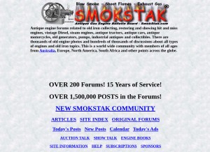 How smokstak.com looks like on a tablet such as an iPad.