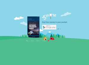 How smoreapp.co looks like on a tablet such as an iPad.