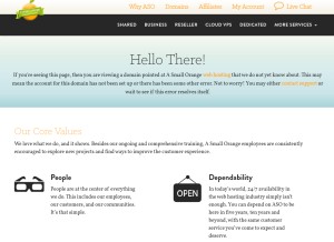 How smrtermail.com looks like on a tablet such as an iPad.