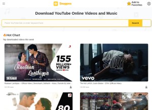 How snappea.com looks like on a tablet such as an iPad.