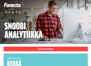 How snoobi.com looks like on a tablet such as an iPad.