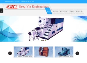 How soapstampingmachines.com looks like on a tablet such as an iPad.