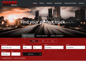 How soarr.com looks like on a tablet such as an iPad.