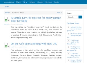 How socialmediainuk.com looks like on a tablet such as an iPad.