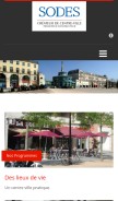 How sodes-sa.com looks like on a mobile device such as an iPhone.