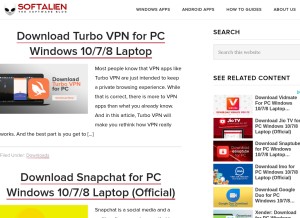 How softalien.co looks like on a tablet such as an iPad.