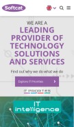 How softcat.com looks like on a mobile device such as an iPhone.
