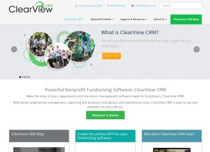 How softrek.com looks like on a tablet such as an iPad.