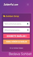 How sohbetful.com looks like on a mobile device such as an iPhone.