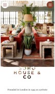 How sohohouse.com looks like on a mobile device such as an iPhone.