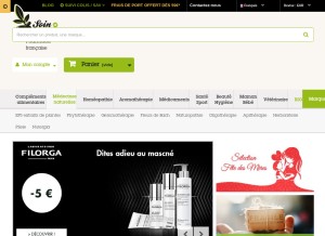 How soin-et-nature.com looks like on a tablet such as an iPad.