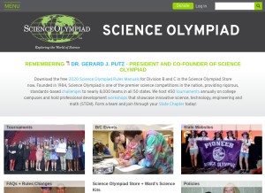 How soinc.org looks like on a tablet such as an iPad.