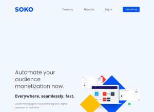 How soko.ai looks like on a tablet such as an iPad.