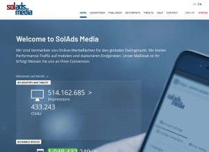 How solads.media looks like on a tablet such as an iPad.