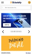 How soldfy.se looks like on a mobile device such as an iPhone.