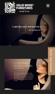 How solidwoodfurnitures.in looks like on a mobile device such as an iPhone.