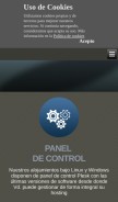 How solunet.es looks like on a mobile device such as an iPhone.