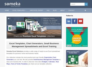 How someka.net looks like on a tablet such as an iPad.