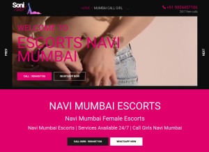 How sonipatel.com looks like on a tablet such as an iPad.