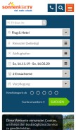 How sonnenklar.tv looks like on a mobile device such as an iPhone.