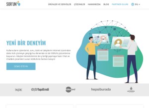 How sorunapp.com looks like on a tablet such as an iPad.