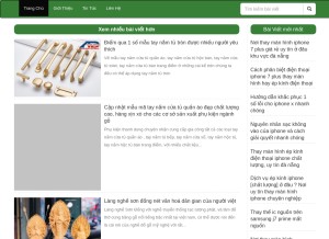 How sosanhgiasanpham.com looks like on a tablet such as an iPad.