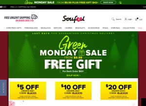 How soufeel.com looks like on a tablet such as an iPad.