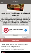 How soulfoodcookbook.com looks like on a mobile device such as an iPhone.
