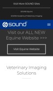 How soundvet.com looks like on a mobile device such as an iPhone.
